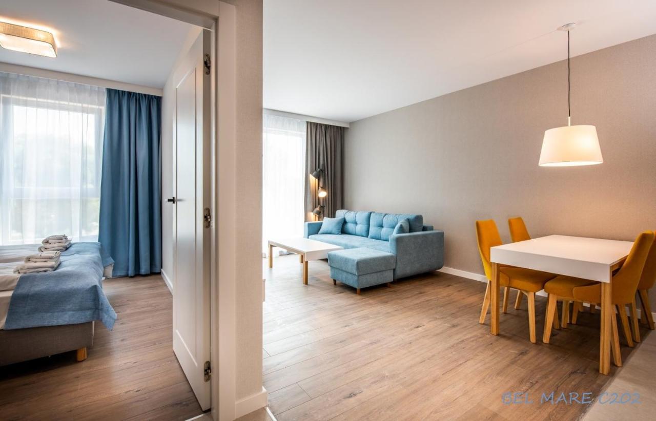 Bel Mare Apartament C202 Parking Gratis ミエンジズドロイェ エクステリア 写真